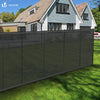 Brise vue occultant en HDPE 90g/m² 1.5x20m avec attaches de fixation gris - vounat.shop