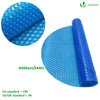 Bache a bulle piscine 120 microns ronde decoupable Ø366cm bleu - vounat.shop