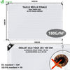 Bâche de Protection en Polyéthylène resistant et impermeable 180g/m² blanche 4x6m - vounat.shop