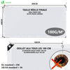 Bâche de Protection en Polyéthylène resistant et impermeable 180g/m² blanche 4x8m - vounat.shop