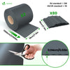 Brise vue occultant PVC 450g/m2 19cm x 140m Anthracite - vounat.shop