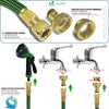 Tuyau d’Arrosage Extensible 30m Renforce avec Accessoires vert - vounat.shop