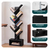 Bibliotheque Arbre etagere a Livres 38x19x113cm Noir - vounat.shop