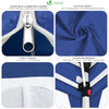 Tonnelle de Jardin 3x3m Pliable avec portes et fenêtres Bleu - vounat.shop