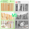 Canisse en roseau naturel Brise vue avec attaches de fixation 100x300cm - vounat.shop