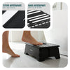 Marchepied pliant antiderapant 39.5x24x13 cm plastique noir - vounat.shop