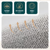 Lot de 6 Sacs de Rangement Drap de Lit Pliable 38,5x33x12cm Gris - vounat.shop