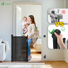 Barriere de securite retractable HAUTE 180x96cm noir - vounat.shop