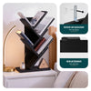 Bibliotheque Arbre etagere a Livres 30x16x60cm Noir - vounat.shop
