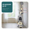 Arbre a chat 155cm multi niveaux Griffoir et niche Gris - vounat.shop