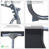 Transat pare soleil Lot de 2 pcs Noir - vounat.shop