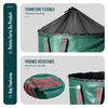 Lot de 3 Sac de Jardin Pop up 100L en Polyéthylène avec Poignées - vounat.shop