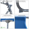 Transat pare soleil Lot de 2 pcs bleu - vounat.shop