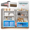 Lot de 2 Etagères de rangement charge lourde robuste à 4 niveaux 80x40x160cm - vounat.shop