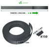 Kit de lamelles occultantes PVC brise vue 75m x 4.7cm avec 150 clips Gris - vounat.shop