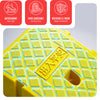 Lot de 2 Rampes de Trottoir en Polypropylene 25x27x11 cm Jaune - vounat.shop