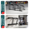 Ratelier range velo acier mural et sol 3 vélos Noir - vounat.shop
