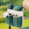 Agenouilloir tabouret de jardin 2 en 1 avec pochette de rangement EVA vert - vounat.shop