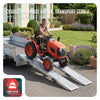 Rampe de chargement pliable  Lot de 2 pcs en acier galvanise 180cm - vounat.shop