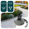 Bordure de jardin plastique flexible 20m avec piquets gris - vounat.shop
