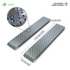 Lot de 2 rampe de chargement 135cm en acier galvanise - vounat.shop