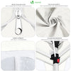 Tonnelle de Jardin 3x3m Pliable avec portes et fenêtres Blanc - vounat.shop
