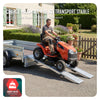 Rampe de chargement pliable Lot de 2 pcs en acier galvanise 160cm - vounat.shop