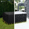 Housse salon de jardin bache de protection 420D 242x162x73cm noire - vounat.shop