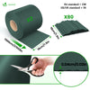 Brise vue occultant PVC 450g/m2 19cm x 140m Vert - vounat.shop
