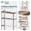 Etagères de rangement charge lourde robuste à 5 niveaux 90x40x180cm - vounat.shop