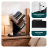 Bibliotheque Arbre etagere a Livres 30x16x40.5cm Noir - vounat.shop