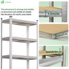 Lot de 2 Étagère Charge Lourde à 5 Niveaux 70x30x150cm - vounat.shop