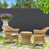 Canisse PVC brise vue ultra renforce avec attaches de fixation 80x500cm gris - vounat.shop