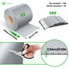 Brise vue occultant PVC 450g/m2 19cm x 140m Gris clair - vounat.shop
