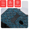Lot de 2 Rampes de Trottoir en Polypropylene 25x27x7 cm Noir - vounat.shop