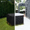 Housse salon de jardin bache de protection 420D 135x135x73cm noire - vounat.shop