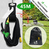 Tuyau d’Arrosage Extensible 45m Renforce avec Accessoires noir - vounat.shop