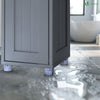 Meuble rangement salle de bain Haut colonne 180x20x20cm MDF gris - vounat.shop