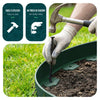 Bordure de jardin plastique flexible 20m avec piquets vert - vounat.shop