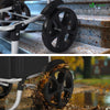 Chariot de course pliable aluminium 2 roues noir - vounat.shop