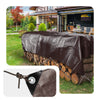 Bâche de Protection en Polyéthylène resistant et impermeable 240g/m² marron 4x8m - vounat.shop