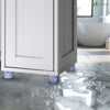 Meuble rangement salle de bain Haut colonne 180x20x20cm MDF blanc - vounat.shop