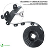 Bordure de jardin PVC flexible 40m avec piquets anthracite - vounat.shop