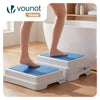 Marche pied antiderapant salle de bain empilable 50x40x10cm PP EVA bleu - vounat.shop