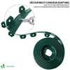Bordure de jardin PVC flexible 40m avec piquets vert - vounat.shop
