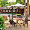 Parasol Jardin Double Aluminium 150 x 300 cm beige - vounat.shop