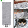 Balai microfibre et Seau Essoreur avec 6 serpillères Réutilisables Balai Plat Double compartiment gris - vounat.shop