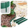 Bordure de jardin PE haute flexible 20M avec piquets vert - vounat.shop