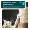 Arbre a chat 112cm multi niveaux Griffoir et niche Marron - vounat.shop