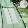 Serre de jardin hivernage dome avec bache PE 160x160x180cm Vert - vounat.shop